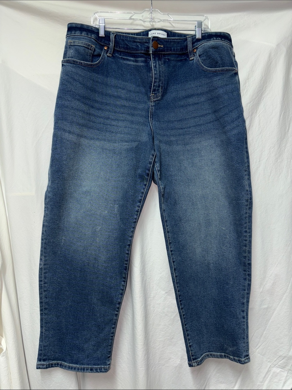 Lane Bryant 18 Women’s Medium Blue straight Denim Jeans #0069